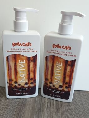 2 Pack Native Boba Cafe Moisturizing Hair Conditioner